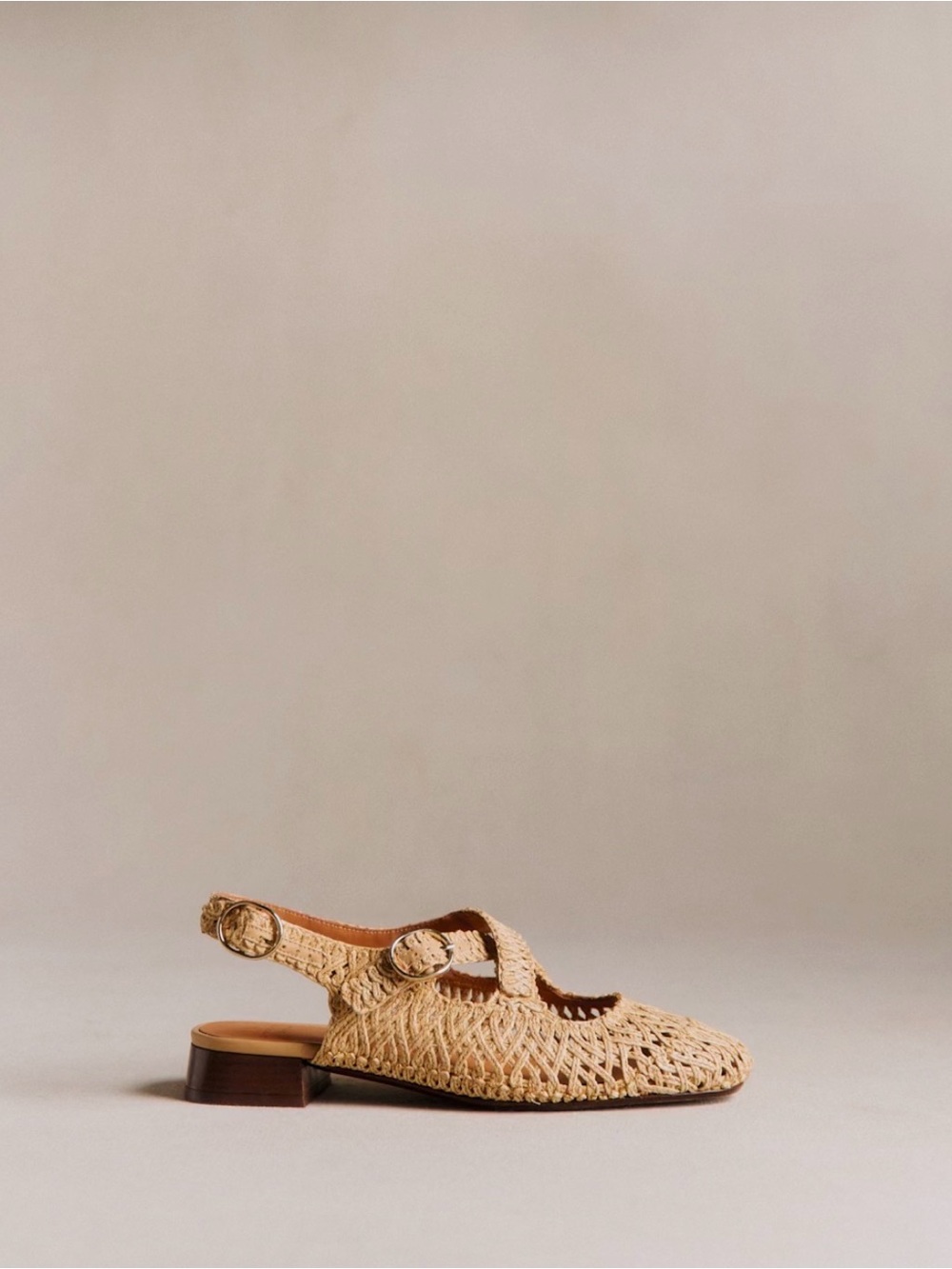Sezane Low Nala Ballerinas Mary Jane Flats - Picture 5 of 7